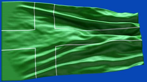 4k highly detailed flag of ladonia - ladonia flag high detail - national flag ladonia wave pattern loopable elements