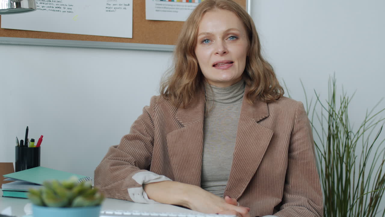 Business Woman in Meeting