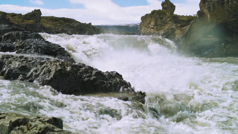 geitafoss waterfall near godafoss goðafoss, iceland