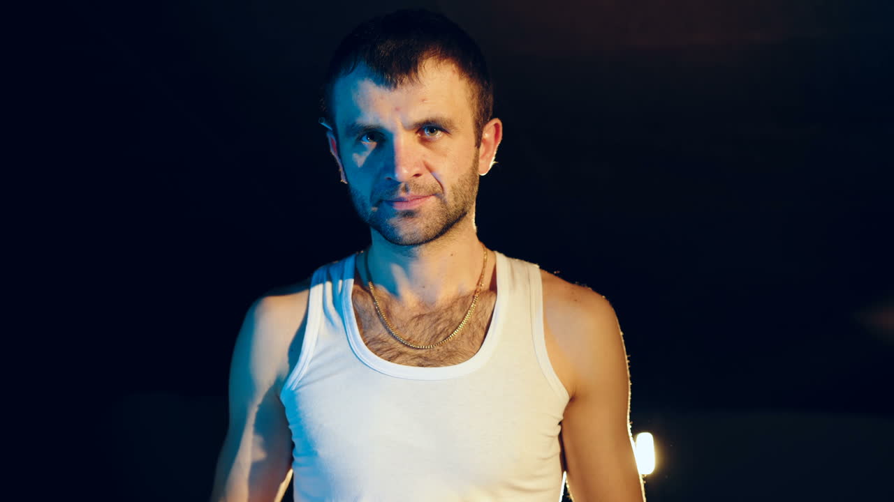 Drug dealer checks the quality of drugs. Abuse of drugs. Criminal Business