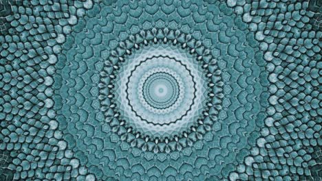 parallax effect. radial blue snake skin background. snake skin texture closeup. 4k zoom in footage