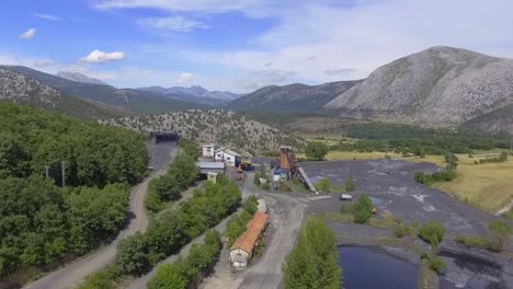 Lavadero-De-Carbón-Antiguo-En-Vista-Aérea-De-Palencia