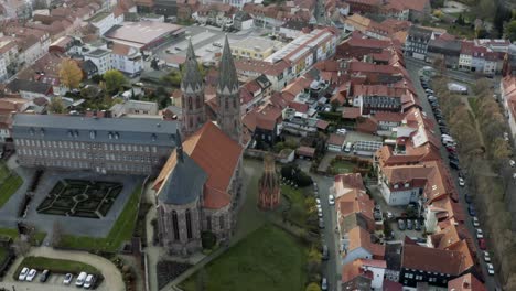 Drone-Aerial-of-the-Heilbad-Heiligenstadt