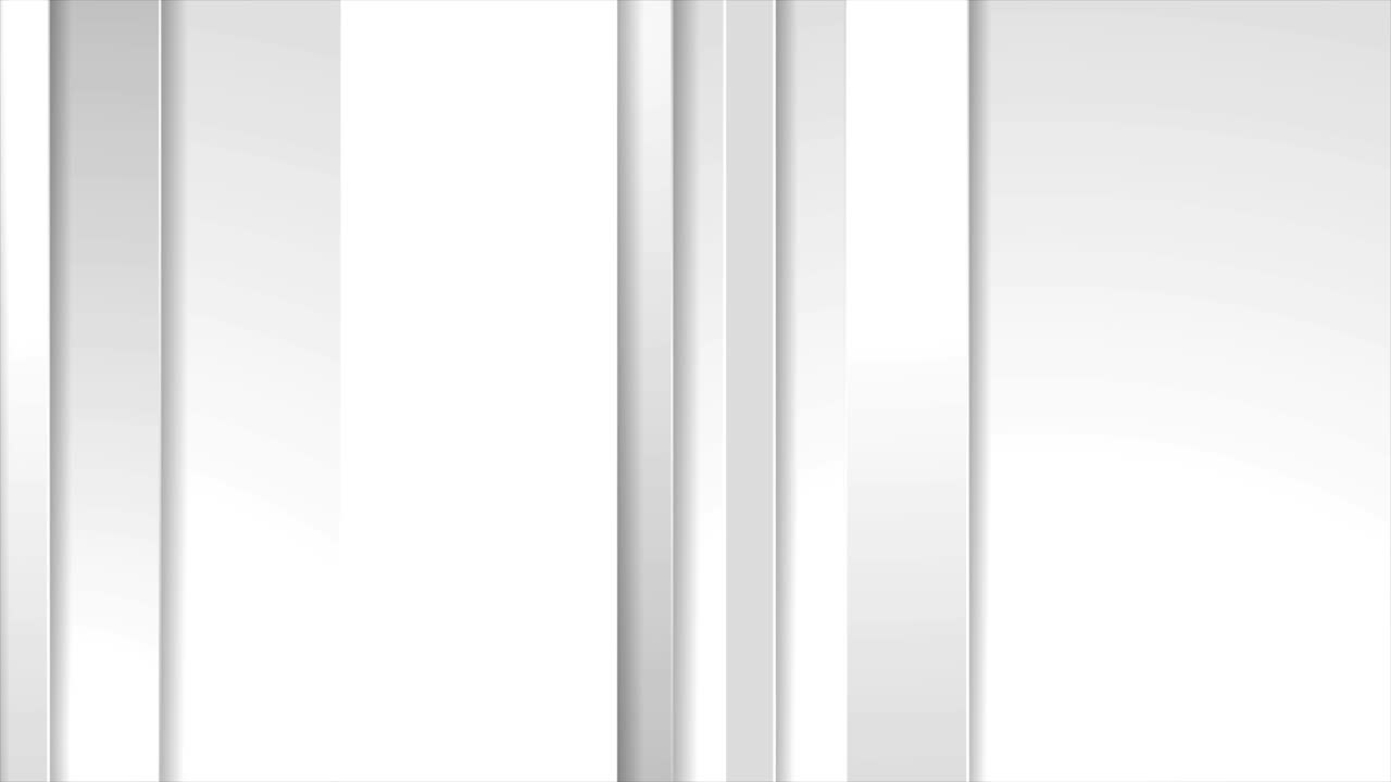 White grey corporate stripes abstract tech video animation