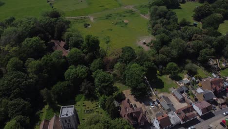 4K-Drohnenvideo-Der-Landschaft-In-Der-Herne-Bay