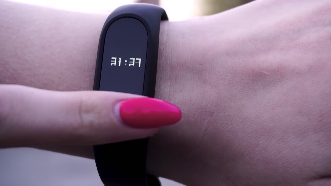 Fitness Tracker on Wrist