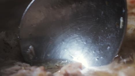 preparing a hearty stew