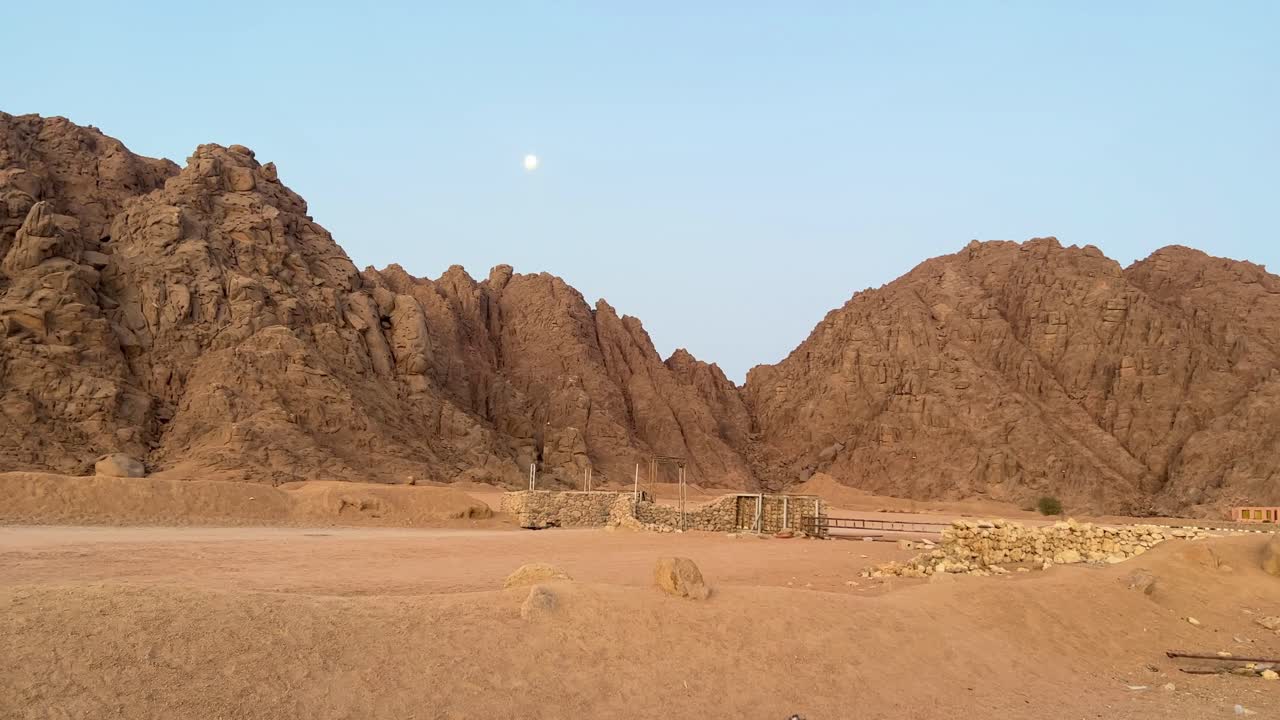 Deserto di Sharm El Sheikh al mattino presto