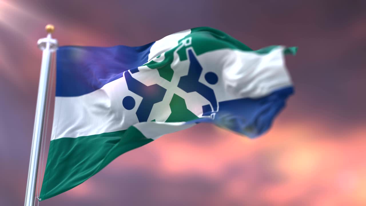 미국 미주리 주 수넷 에 있는 콜롬비아 국기 - 루프