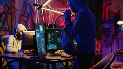 Hacker does financial theft from bunker