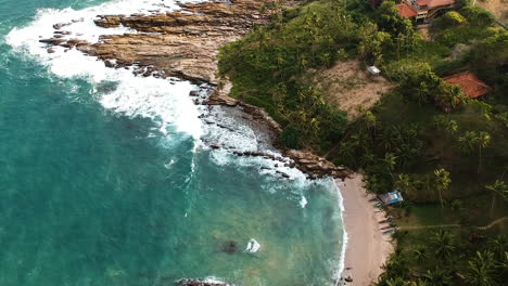 Aerial-over-idyllic-Sri-Lanka-Beach