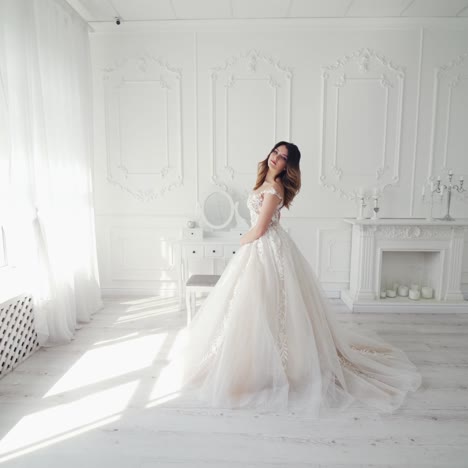 luxury bride in dress