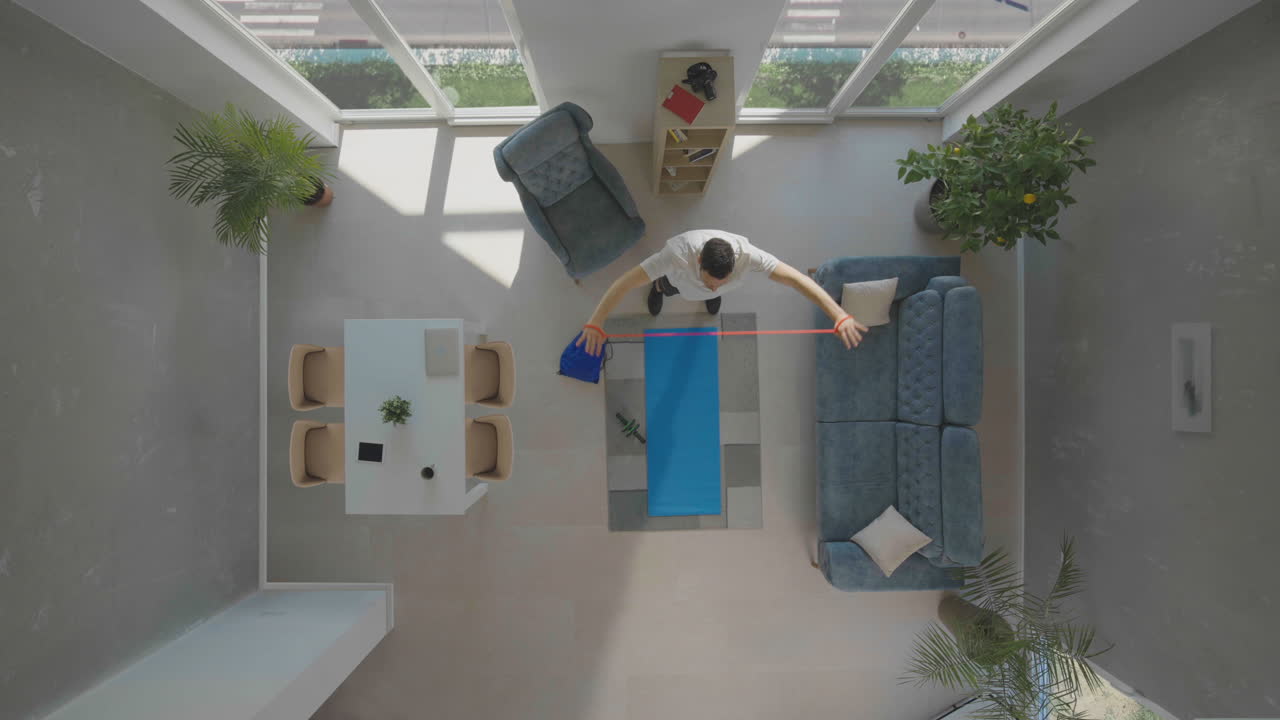 유연한 스펜더로 운동