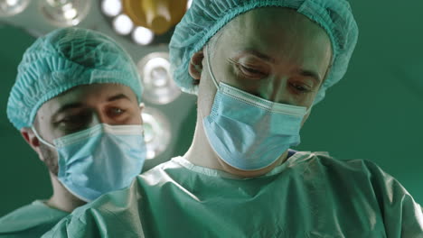 surgeons in the operating room