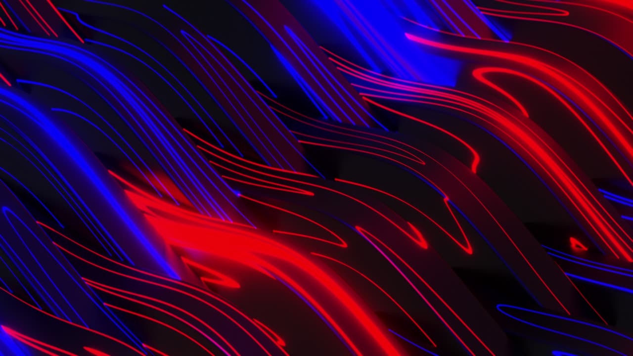 Abstraktní vlnění s texturovanými vlnitými pruhy v minimalistickém stylu.