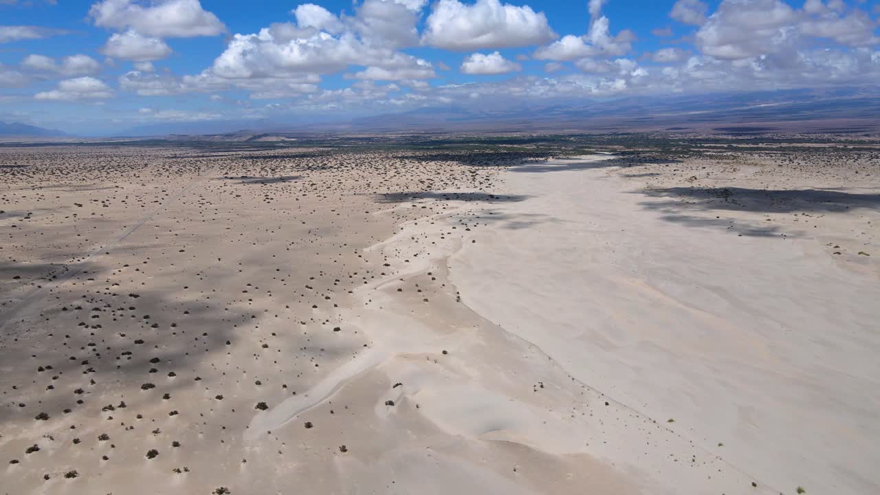 Drone shot flying over the Tat&oacute;n desert in Catamarca, Argentina