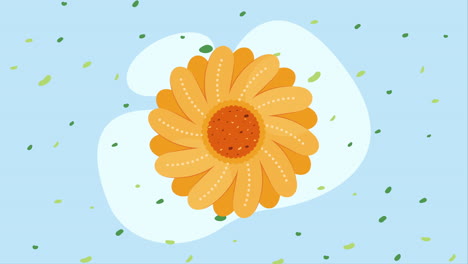 yellow flower illustration