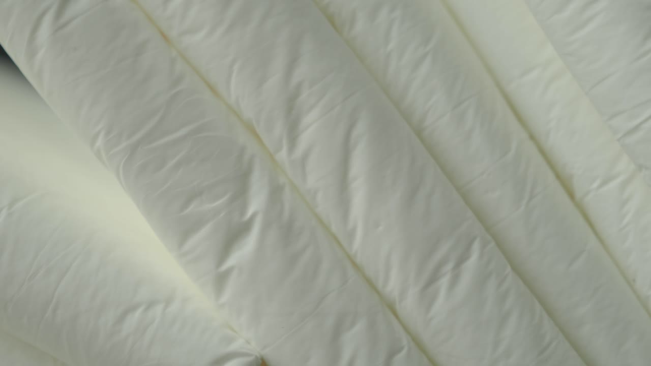 primer plano de la textura de la tela blanca