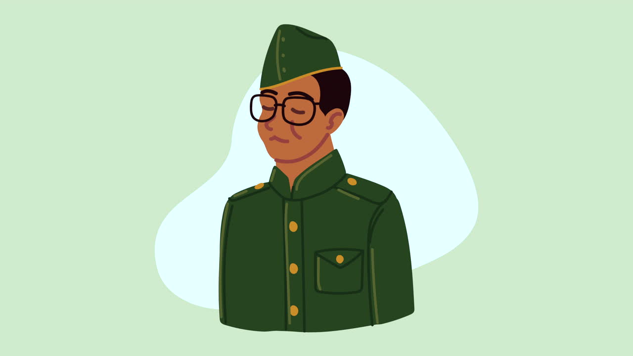 oficial de policía animación de la cultura india