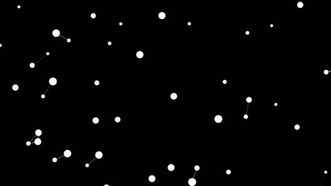 polygon digital constellation dot line moving motion graphics