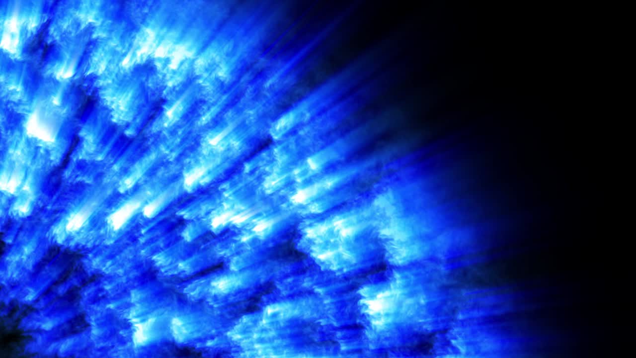 빛을 발사하는 표면에서 불타는 별 4k 추상 루프 공간 배경 높은 에너지 는 물질, 마법 공 또는 불 공, 빛 광선과 함께 공상 과학 테마