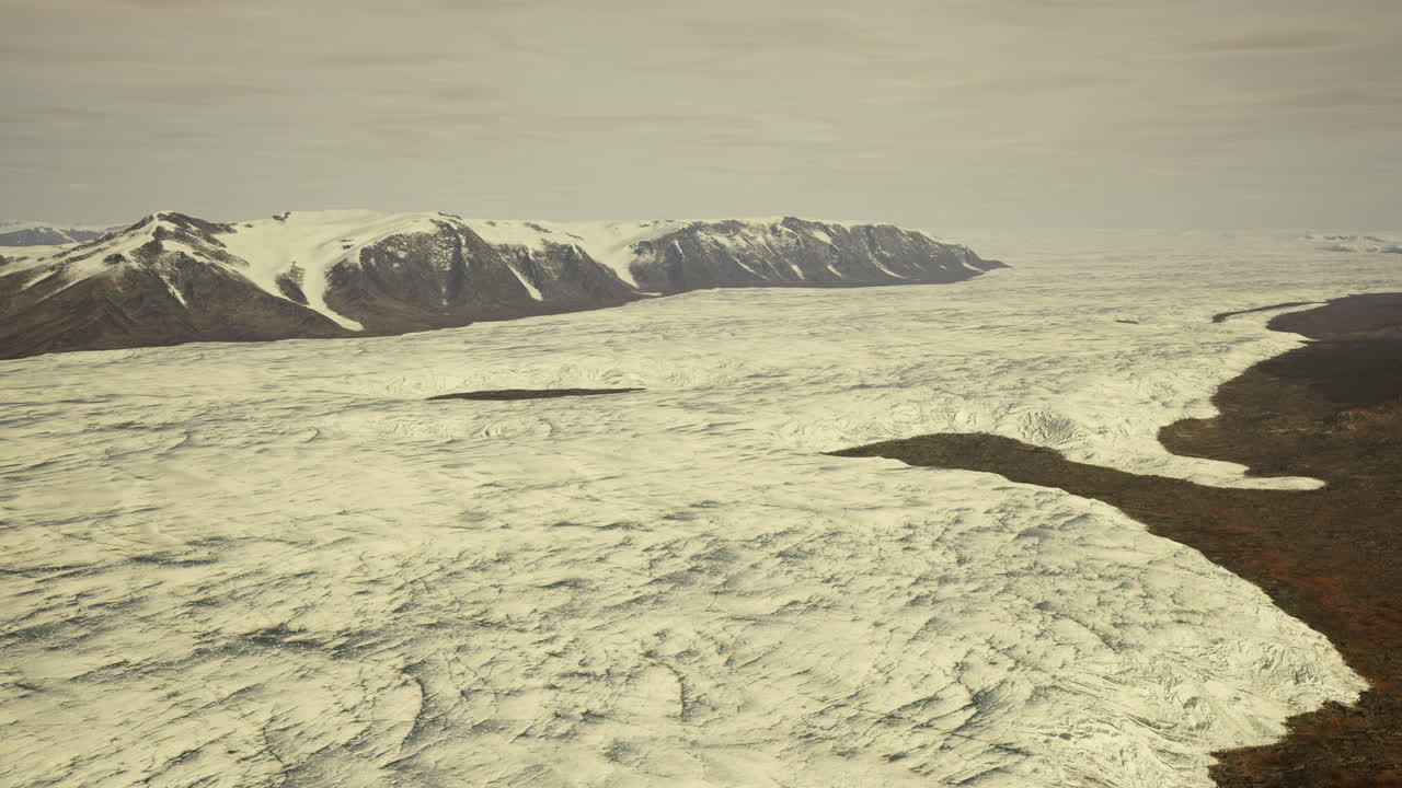 ландшафтный вид залива ледников аляски