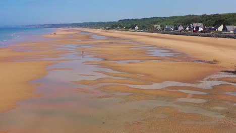 Good-aerial-over-Omaha-Beach-Normandy-France-site-of-World-War-two-D-Day-allied-invasion-5