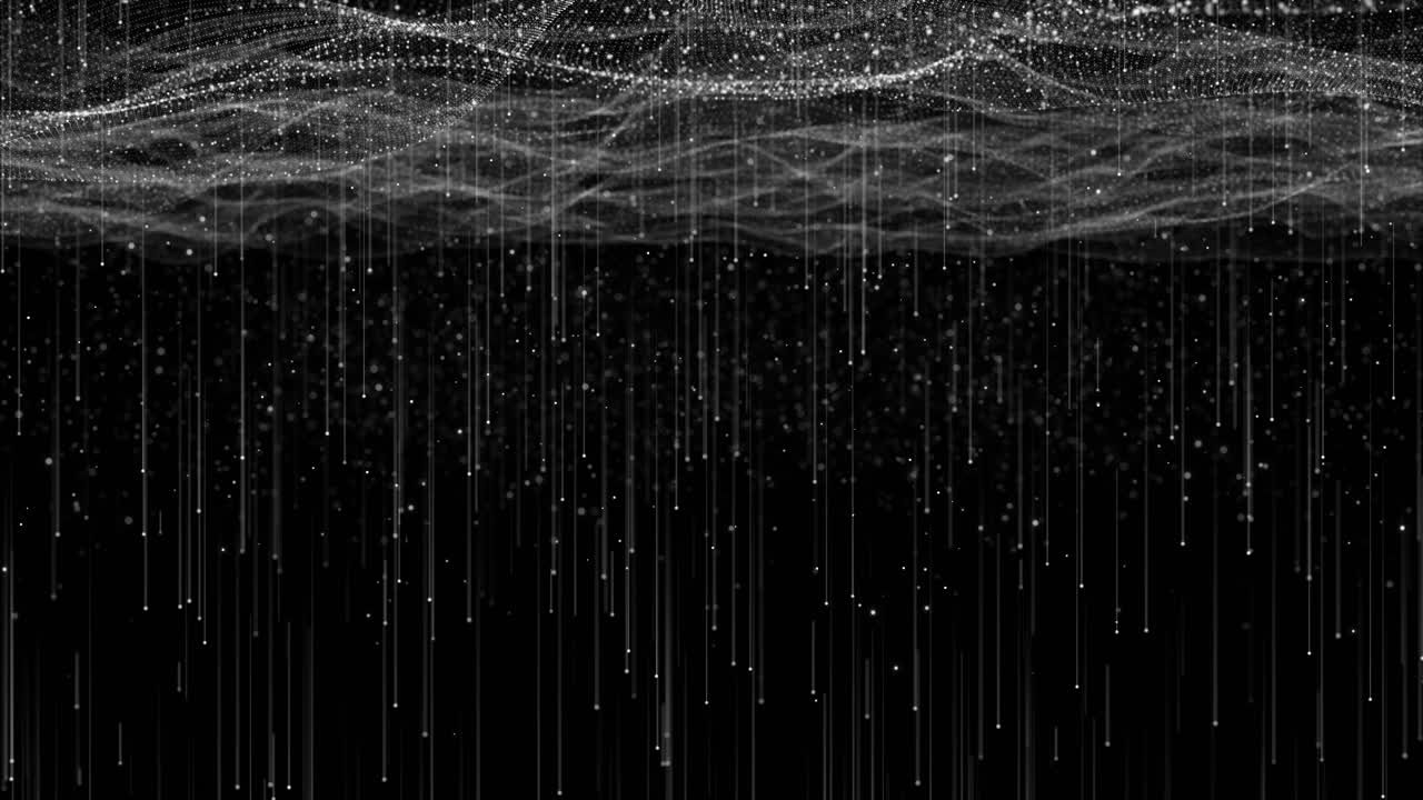 Dynamic motion showing flares flowing as wave structures resembling layers of cloud for digital