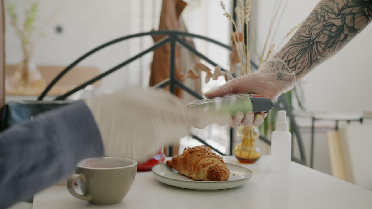 Cafe Transaction with Precautions