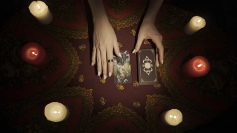Tarot Card Reading with Candles