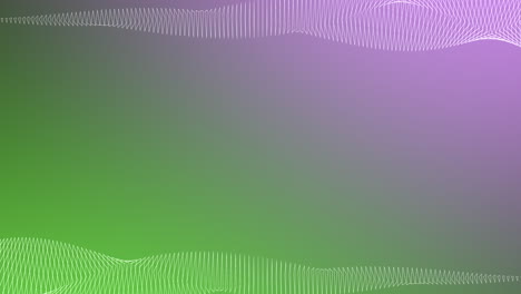 dynamic and flowing purple and green wave pattern on dark background