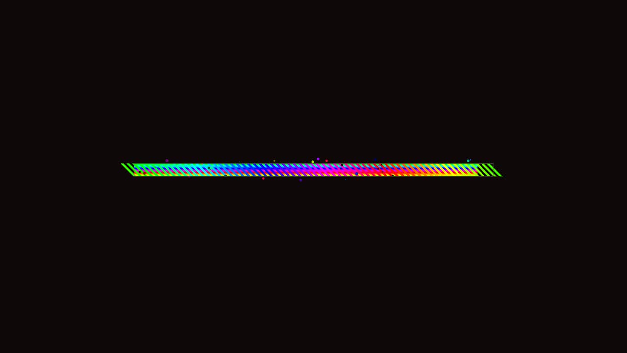 A progress bar and a loading bar show vibrant colors and patterns suitable for video creators. These elements enhance digital content and engage viewers during loading times