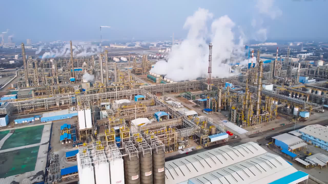 환경 친화적 인 화학 제품 생산 시설, 산업 단지에 대한 친환경 에너지