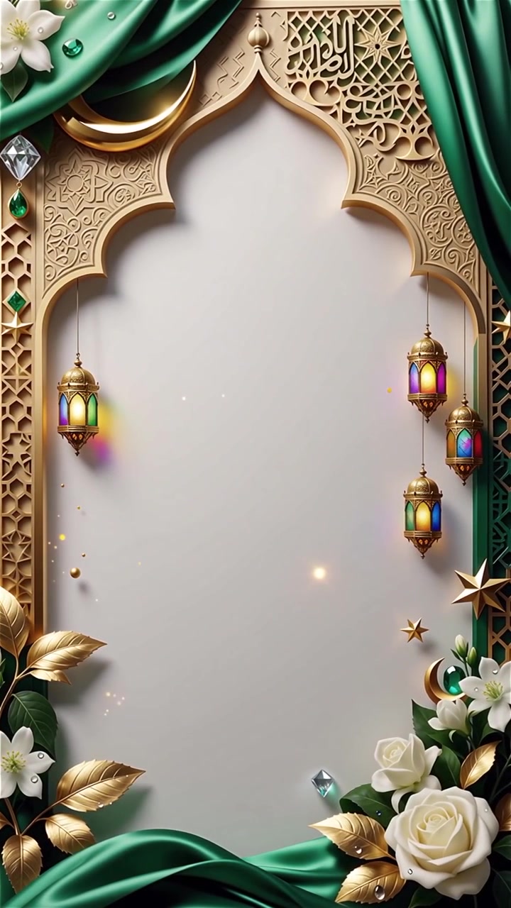 Compleanno del Profeta Maometto Mawlid al-Nabi Sfondo Islamico