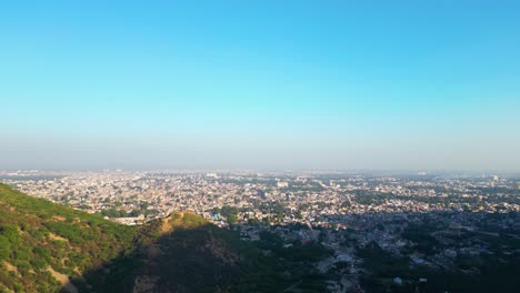 vista aerea nella città di alwar girata da dji mini 3pro