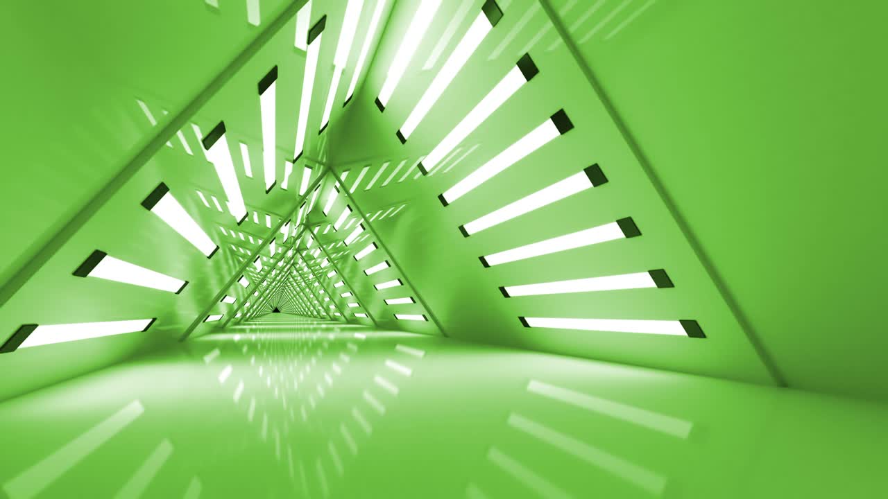 삼각형 루프 미래의 배경 터널