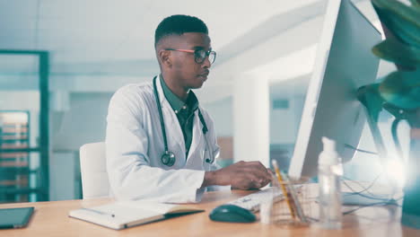 looking through medical records