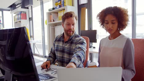 architects working at desk 4k