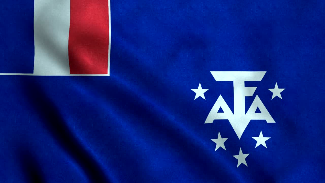 флаг французских южных и антарктических земель