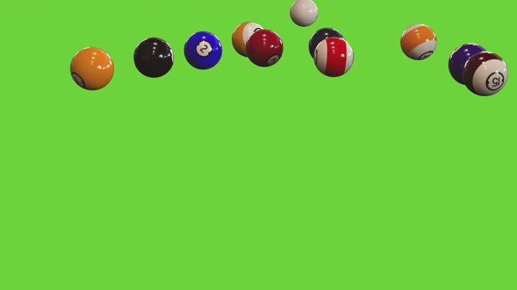 The billiard game setup includes pool balls and cue for a fun and exciting game