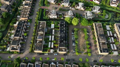 Nuevos-Proyectos-De-Viviendas-De-Desarrollo-Residencial,-Weesp,-Amsterdam.