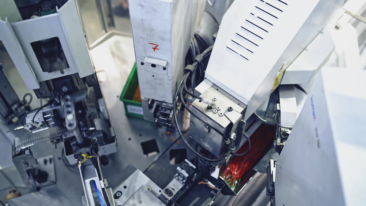 Manufacture of industrial electronics. Factory for the production of electrical wires