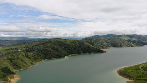 Aerial-view-of-Lake-Calima---Colombia