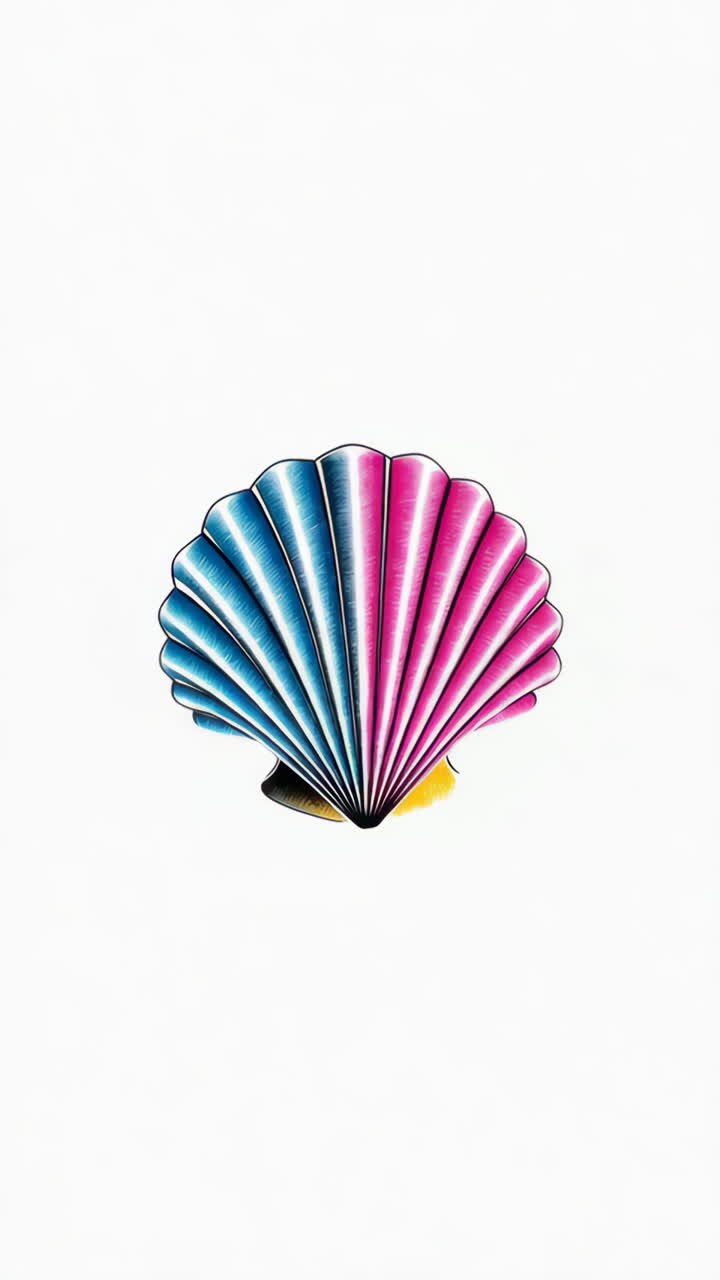 Colorful Seashell Illustration
