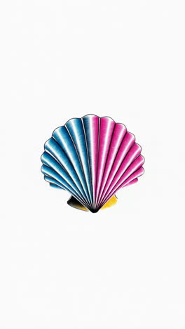 colorful seashell illustration