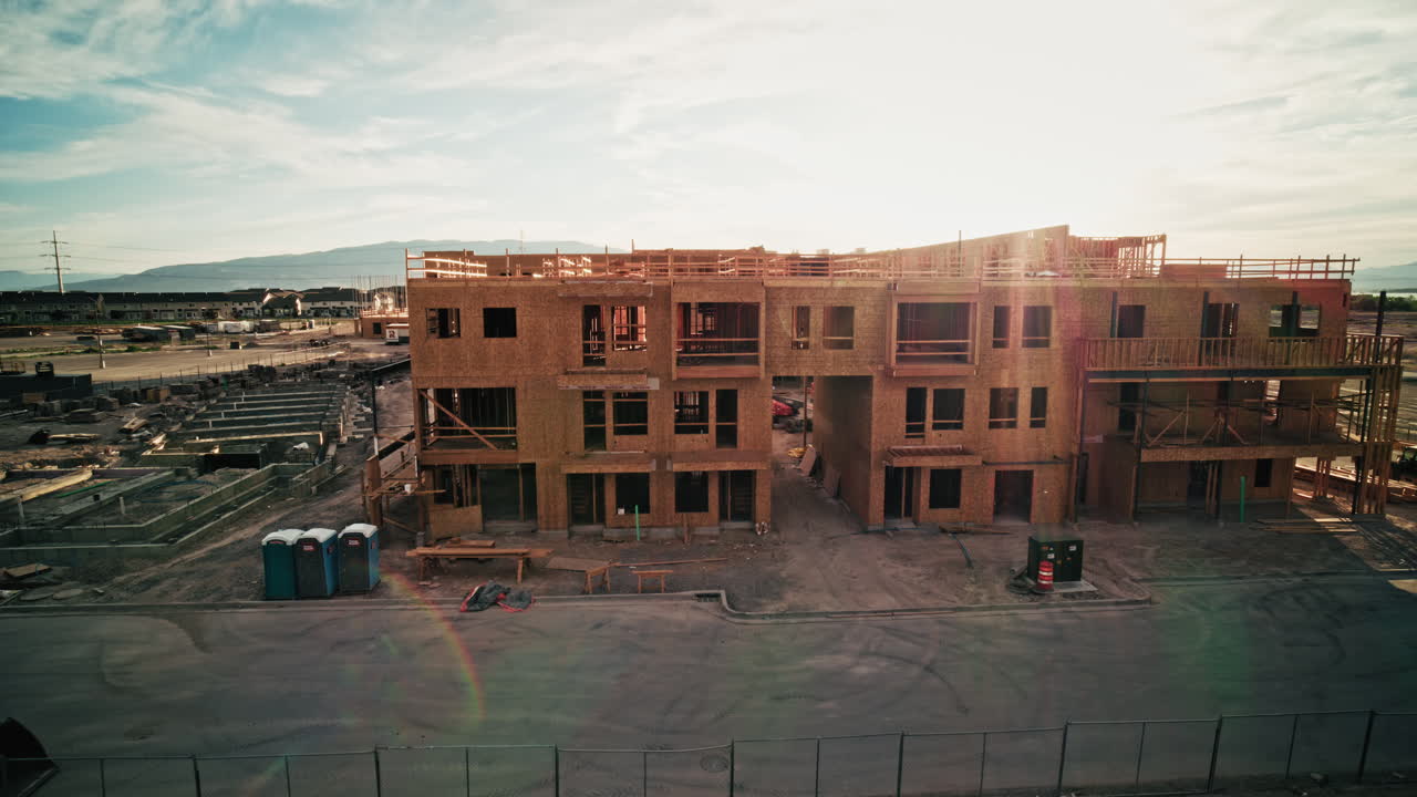 Apartment Building Under Construction