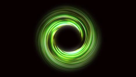 animación de fondo de luces de círculo de neón 4k
