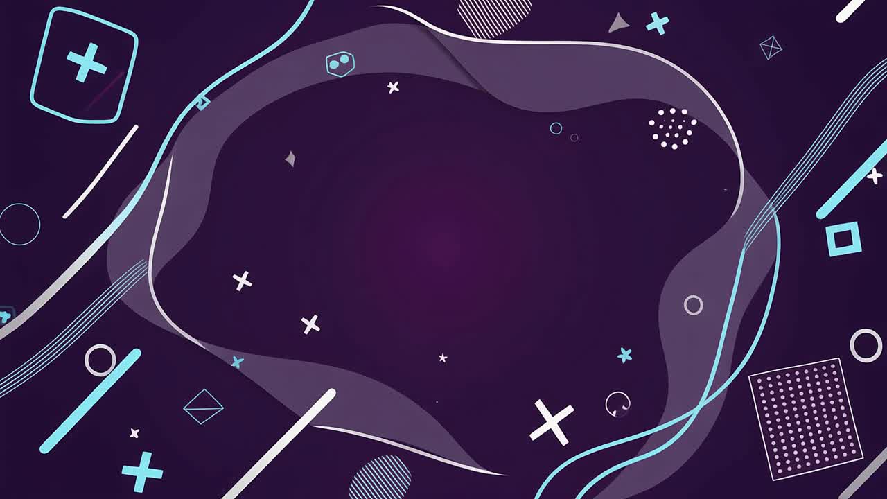 Modern Abstract Motion Graphics with Geometric Elements