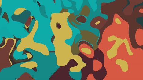 abstract background - morphing groovy camouflage: funky, swirling liquid shapes in a dynamic, trippy backdrop