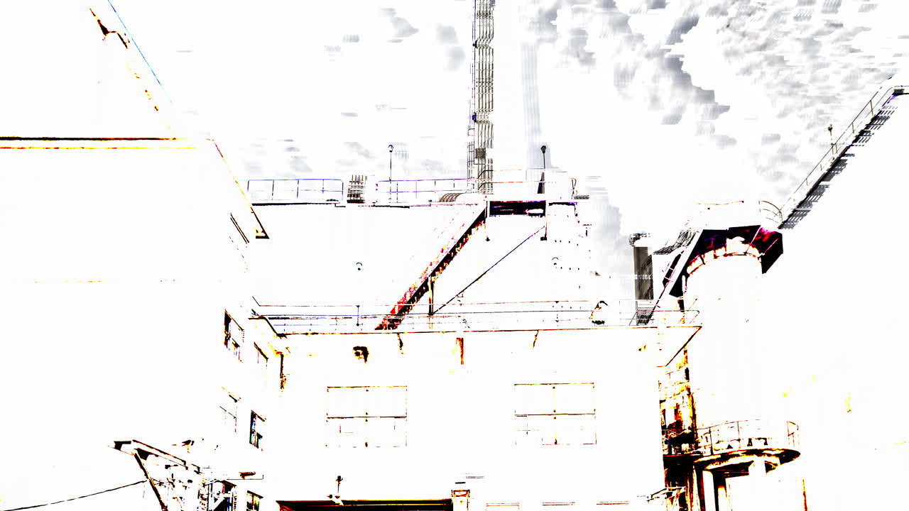 Timelapse of the Beijing city skyline from a high vantage point in vertical